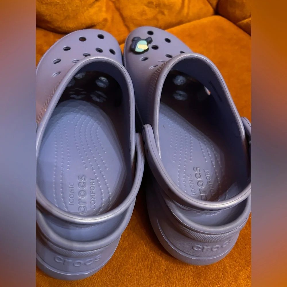Crocs Mega Crush Platform Classic Clogs lavender Womens 10